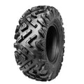 Atv Dekk 26x10R12 Arisun AR68, skrå forfra med fokus på grove spor og mønster for optimalt terrenggrep.