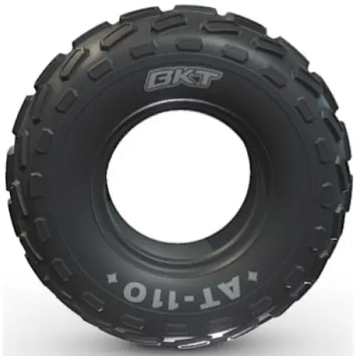 Atv Dekk 23x7-10 BKT AT110, frontbilde som viser grove knaster og tydelig BKT AT-110-merking på siden.