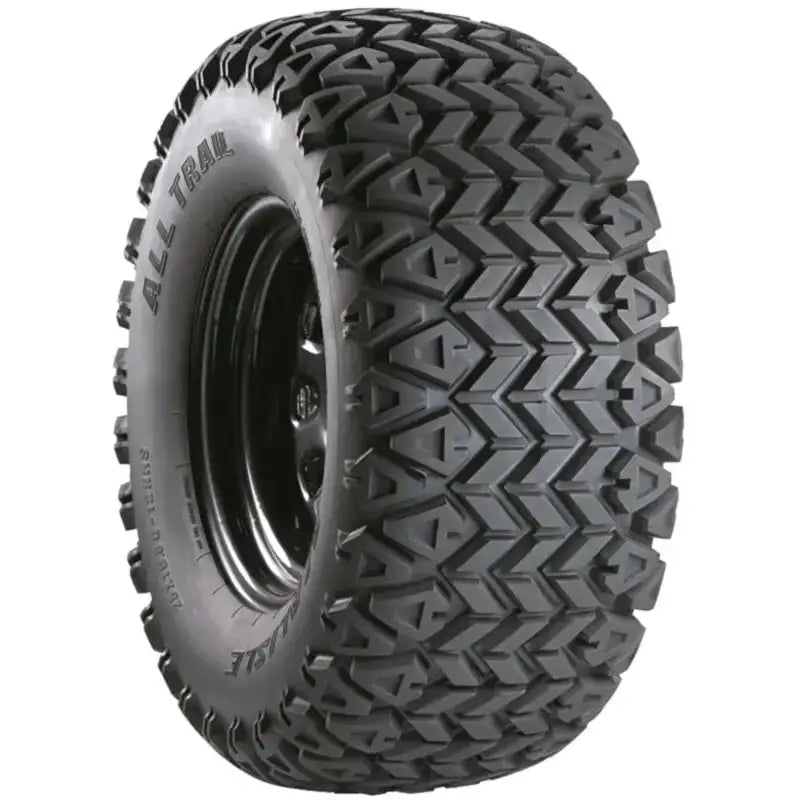 Atv Dekk 22x11-10 Carlisle All Trail, skråvisning som fremhever det dype mønsteret og tydelig sideveggtekst.