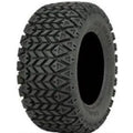 Atv Dekk 25x10.50 Carlisle All Trail, skrå vinkel som fremhever det grove terrengmønsteret og tydelig sideprofil.