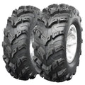Atv Dekk 27x11-12 Deli SG-781 Maxi Grip, to sorte terrengdekk med grove knaster og tydelig skrå frontvisning.