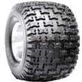 Atv Dekk 16x8-7 Duro DI-2009 Power Trail, skråvisning som fremhever grove knaster og slitebanens dybde.