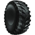 Atv Dekk 25x8R12 Duro DI-2037, skrått sidebilde som fremhever grove knaster og slitesterk gummidesign.