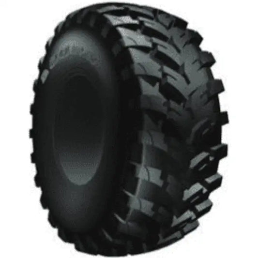 Atv Dekk 26x9R14 Duro DI-2037, skråvisning som fremhever det grove mønsteret for ekstra godt grep mot underlaget.
