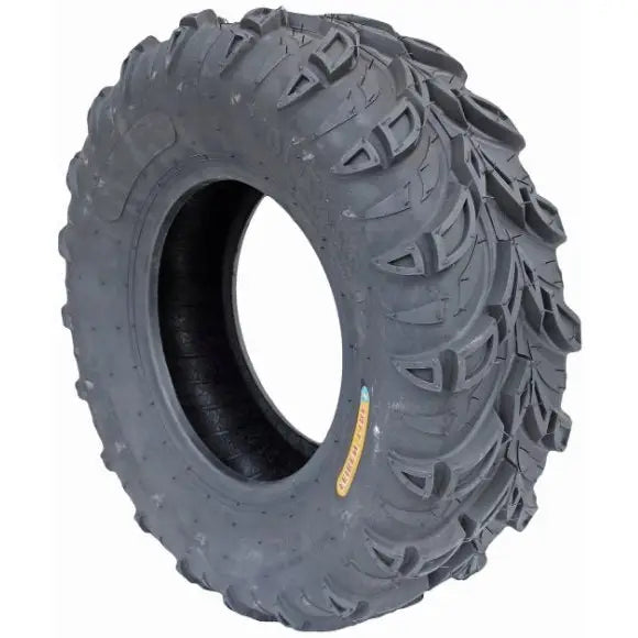 Atv Dekk 22x10-10 Feiben Tyre FB118, skråvisning som fremhever grove terrengmønstre og tydelig slitebanestruktur.
