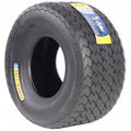 Atv Dekk Feiben Tyre FB801, skrå forfra med tydelig mønster, etikett og fargerikt sideemblem.