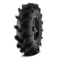 Atv Dekk 30x11-14 ITP Cryptid, skrå sidevisning som fremhever de dype mønstrene og felgens sølvdetaljer.