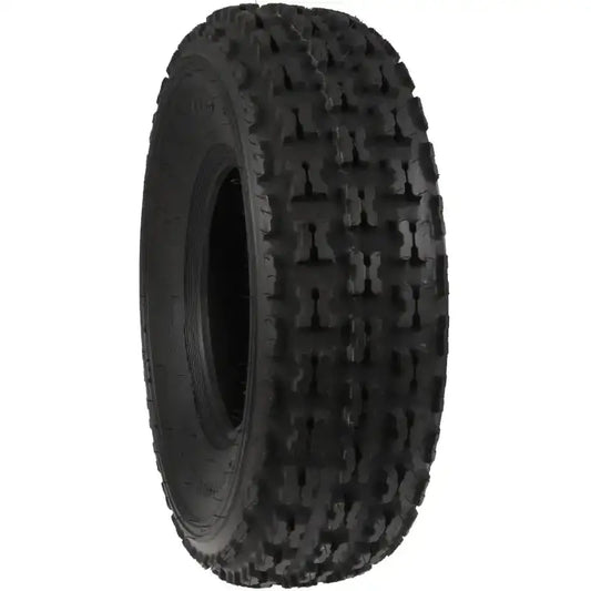 Atv Dekk 20x11-9 ITP Holeshot XC 3, skråvisning som fremhever det grove terrengmønsteret og den kraftige slitebanen.