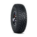 Atv Dekk 32x10-15 Itp Tenacity Xnr, skrå forfra med grovt mønster og felgdetaljer i sort, sølv og rød/blå.