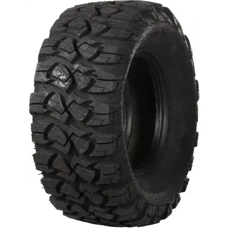 Atv Dekk 30x10R15 ITP Ultracross, sidevinkel som fremhever det grove terrengmønsteret for optimalt grep.