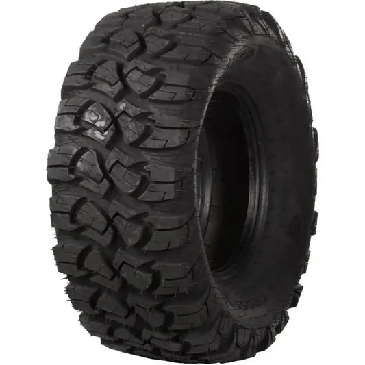 Atv Dekk 30x10R15 ITP Ultracross, sidevinkel som fremhever det grove terrengmønsteret for optimalt grep.