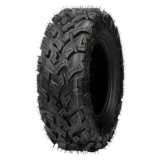 Atv Dekk 26x11-12 Journey, skråvisning som fremhever dypt mønster og markerte gummipigger mot hvit bakgrunn.