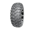 Atv Dekk 25x10R12 Journey P3035 sett fra skrå vinkel, fremhever grovt mønster og felg mot hvit bakgrunn.