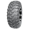 Atv Dekk 26x11R14 Journey, med markert skråvisning av det grove mønsteret og sølvdetaljert felg.