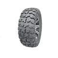 Atv Dekk 29x9-14 Journey, trekvart vinkel som viser det grove terrengmønsteret og delvis synlig metallfelg.