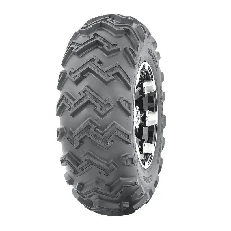 Atv Dekk 22x8-10 Journey P306A, skråvisning som fremhever grove spor og dypt mønster for optimalt terrenggrep.