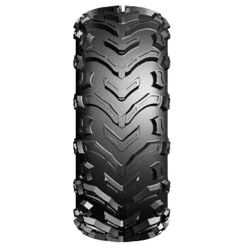 Atv Dekk 24x9-11 Journey AT, frontvisning som fremhever grove V-formede knaster og dypt mønster mot hvit bakgrunn.