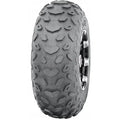 Atv Dekk 19x7-8 Journey P330, frontbilde som fremhever grove knaster og sølvfargede felgdetaljer mot hvit bakgrunn.