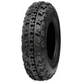 Atv Dekk 23x7-10 Journey P348, skråvisning som fremhever dypt slitemønster og tydelig struktur på slitebanen.