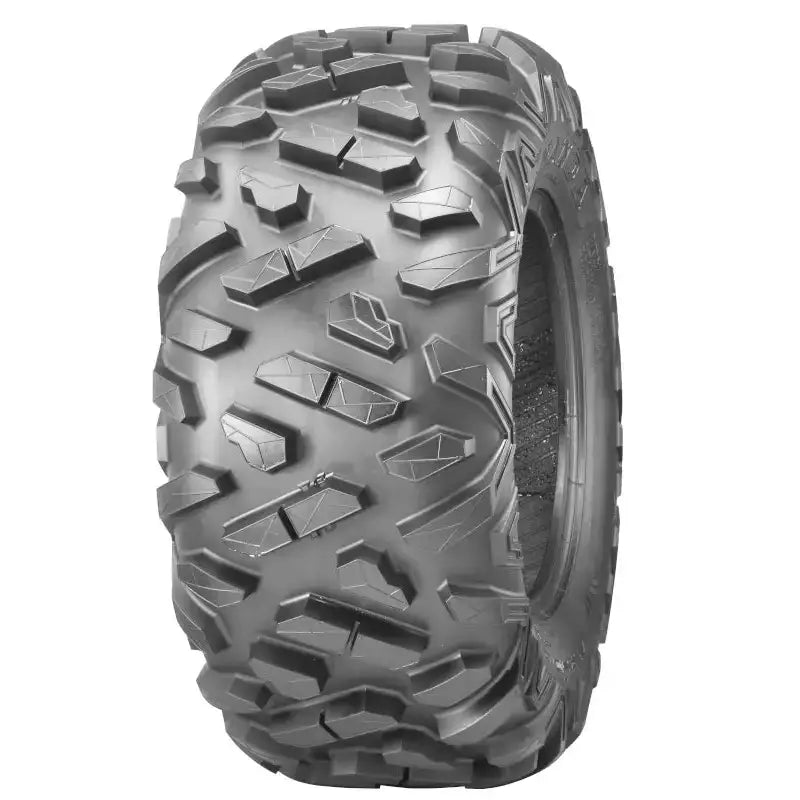 Atv Dekk 28x9-14 Journey, skråvisning som fremhever grovmønstret profil, dype spor og solide skuldre.