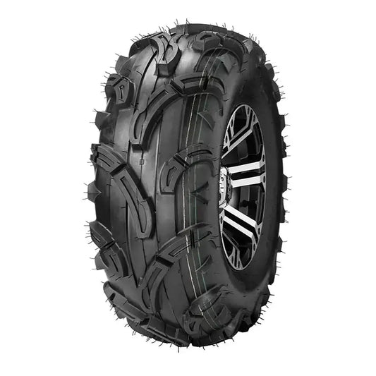 Atv Dekk 25x8-12 Journey P351, skrå frontvisning som fremhever grovt mønster og slitesterk konstruksjon.