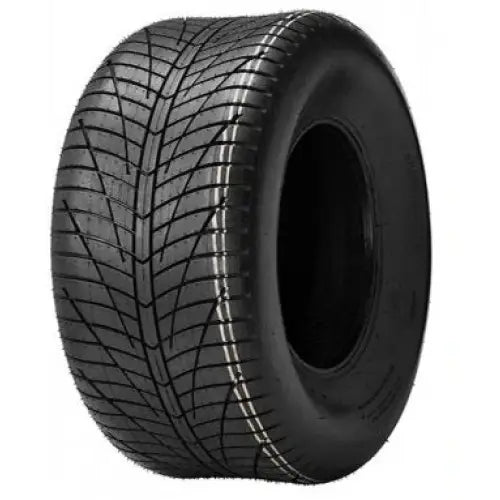 Atv Dekk 20x10-9 Journey, skråvisning som fremhever brede V-formede spor og lav profil på slitebanen.