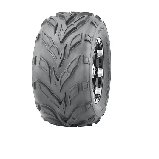 Atv Dekk 22x7-10 Journey P361 med dypt, grovt terrengmønster, skrå vinkel og synlig metallisk felg.