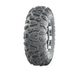 Atv Dekk 25x8-12 Journey P390, grovt mønster og dype spor synlig fra skrå vinkel, tilpasset terrengkjøring.