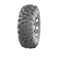 Atv Dekk 26x10-12 Journey P390, skrå forfra med markerte knaster og dype spor i det grove mønsteret.
