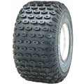Atv Dekk 22x10-8 Kenda K290, sidevisning som fremhever sekskantet knastemønster og bred, slitesterk profil.
