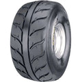 Atv Dekk 19x8-8 Kenda Speed Racer, skrått vist med markert mønster og blank felg mot hvit bakgrunn.