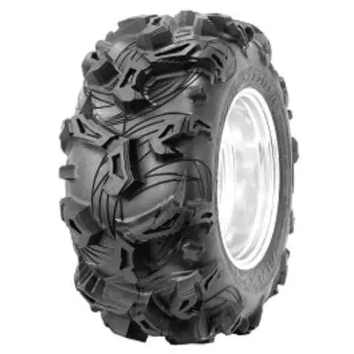 Atv Dekk 28x9-14 Maxxis MaxxZilla M-60, skråvisning som fremhever de store knastene og det dype terrengmønsteret.
