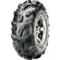 Atv Dekk 28x12-12 Maxxis MU02 Zilla, side- og frontvinkel som fremhever dypt mønster og tofarget felg.
