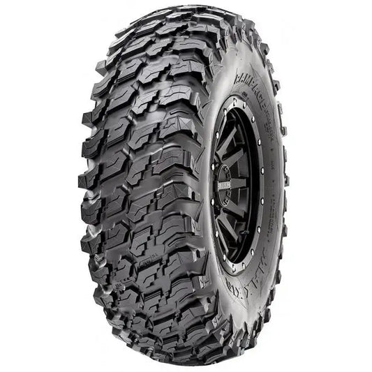 Atv Dekk 30x10-14 Maxxis Rampage, skråvisning som fremhever grove knaster, slitebanens mønster og felgdetaljer.