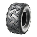Atv Dekk 21x7-10 Sunf A-001, trekvartvisning som fremhever det grove terrengmønsteret mot hvit bakgrunn.