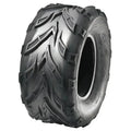 Atv Dekk 16x8-7 Sunf A-004, skråvisning som fremhever brede spor og firkantet mønster på slitebanen.