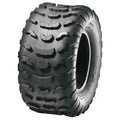 Atv Dekk 22x10-10 Sunf A-006, skrå forfra med tydelige, dype knaster og bred profil som fremhever sporene.
