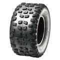 Atv Dekk 22x10-10 Sunf A-008, sidevisning med markant kantete mønster og tydelig struktur på gummioverflaten.