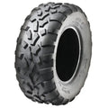 Atv Dekk 25x11-12 Sunf A-010, sidevinklet visning som fremhever de dype knastene og den solide gummikonstruksjonen.