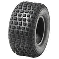 Atv Dekk 16x8-7 Sunf A-011, skråvinkel som fremhever de firkantede knastene og markert mønsterdybde.