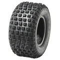 Atv Dekk 22x11-8 Sunf A-011, skråvisning som fremhever firkantede knotter for ekstra grep på ujevnt terreng.
