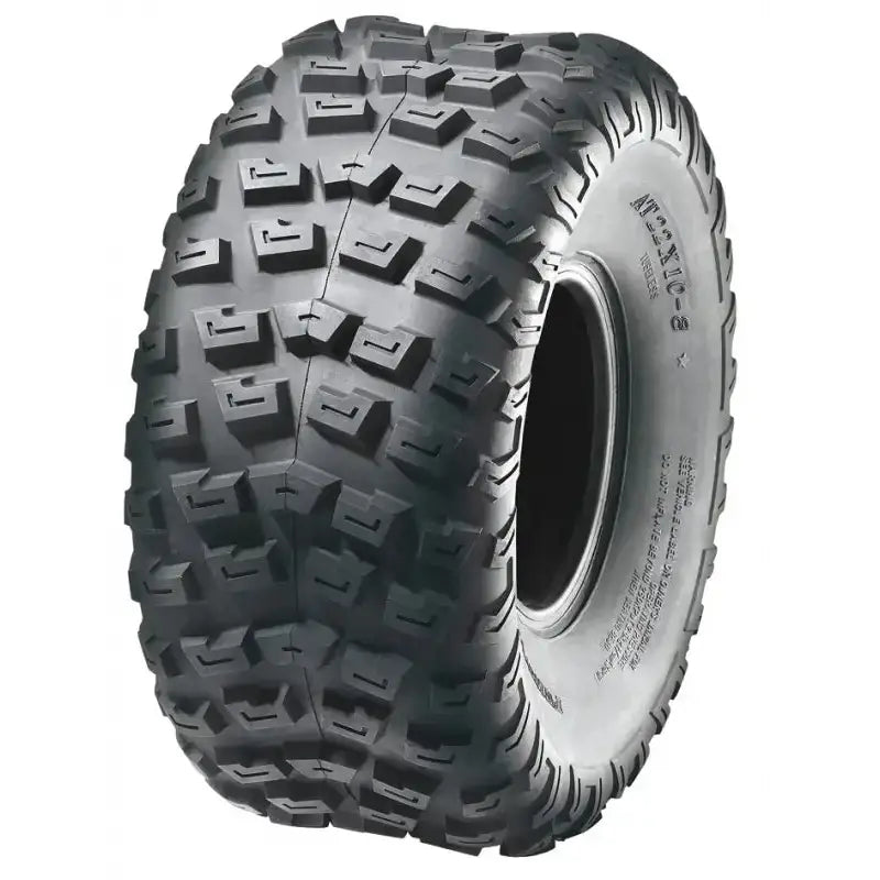 Atv Dekk 22x10-8 Sunf A-030, vises skrått forfra med grovt, markant terrengmønster.