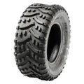Atv Dekk 25x8-12 Sunf A-032, skråvisning som fremhever det dype terrengmønsteret og kraftige gummien.