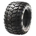 Atv Dekk 25x8R12 Sunf A-043, skråvinkel som fremhever det grove terrengmønsteret og brede gummiprofilen.