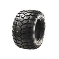Atv Dekk 26x9-12 Sunf A-043, skrå forsidevisning som fremhever de dype sporene og det grove terrengmønsteret.