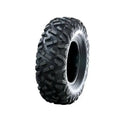 Atv Dekk 23x7-10 Sunf A-051, skråvisning som fremhever det dype terrengmønsteret og robuste gummikonstruksjonen.